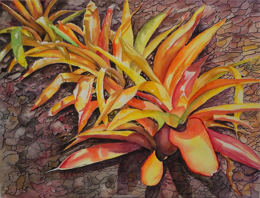 Along the Path Painting by Barbara Koepsell - Fine Art America