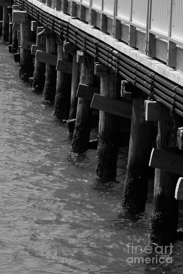 Along the Pier Photograph by Barbara Bardzik