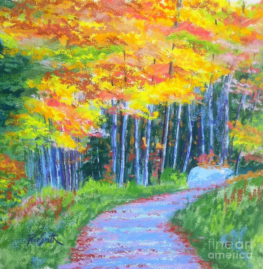 Along the Sackville River  Pastel by Rae  Smith