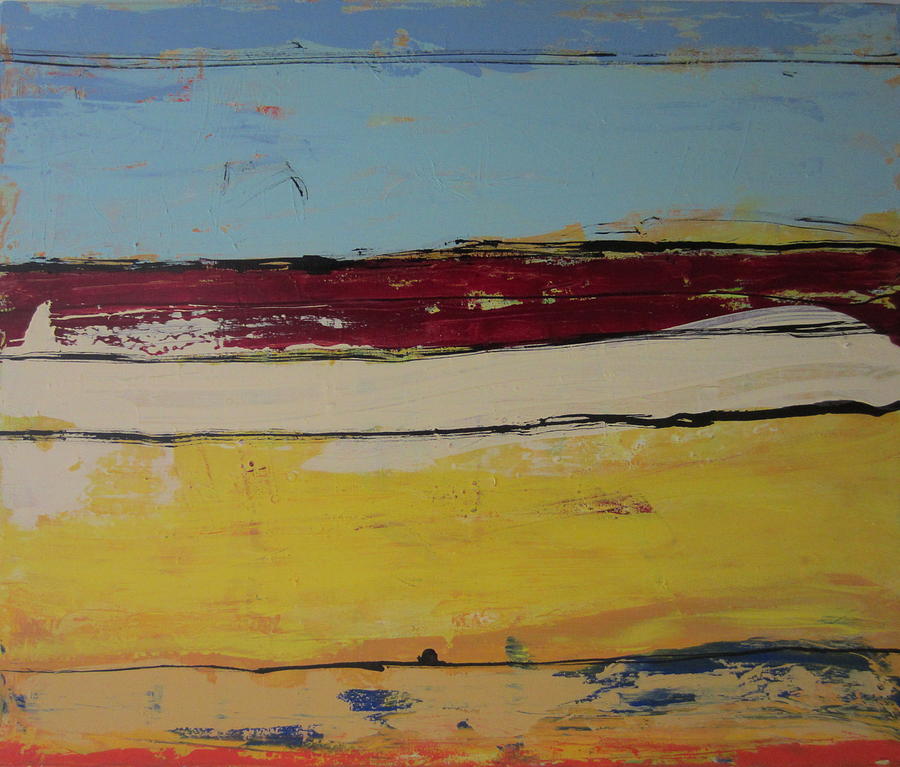 Along the way 1 Painting by Francine Ethier
