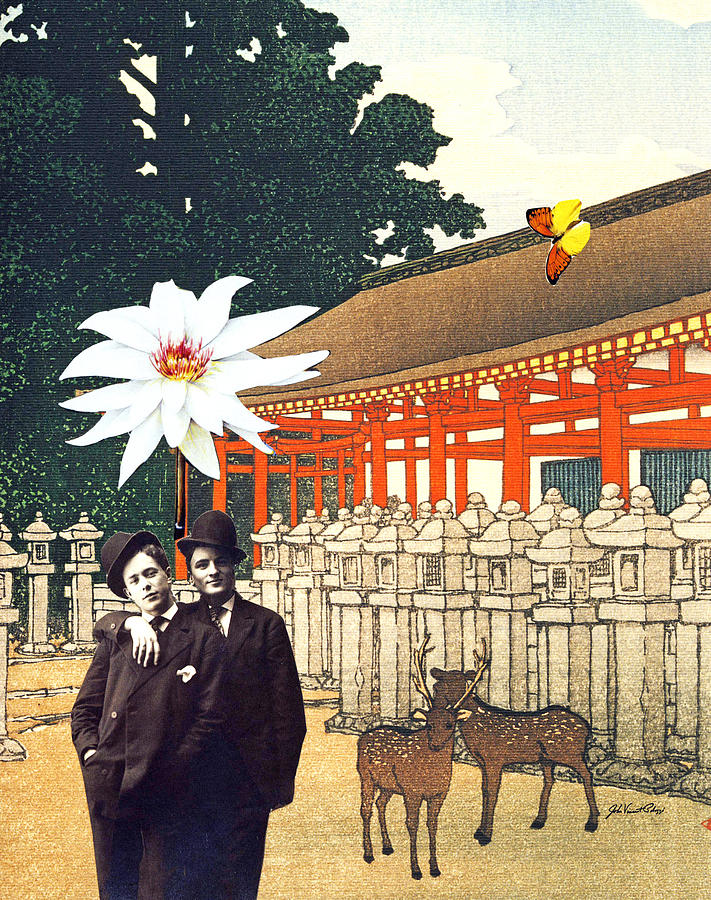 Alonzo and Francis Honeymoon in Japan Digital Art by John Vincent Palozzi