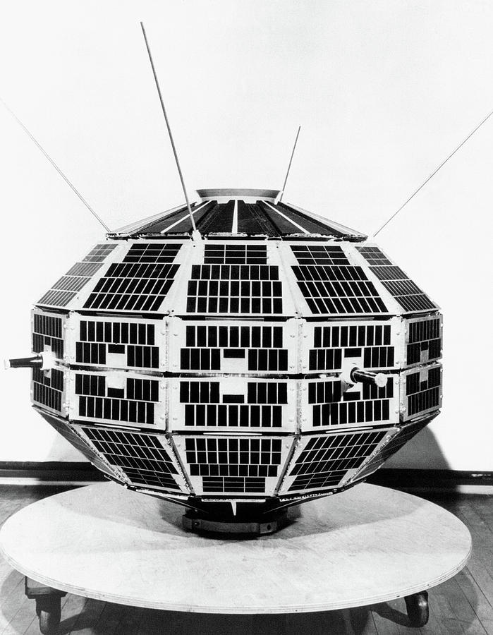 Alouette Photograph - Alouette Canadian Satellite by Nasa/science Photo Library