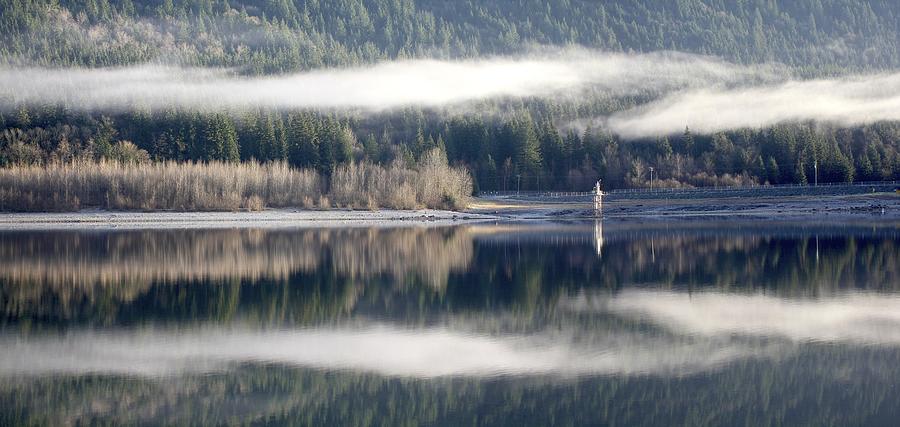Alouette Fog Reflections - British Columbia Photograph