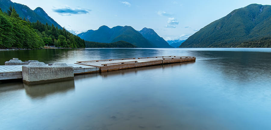 Nature Photograph - Alouette Lake Dock by James Wheeler