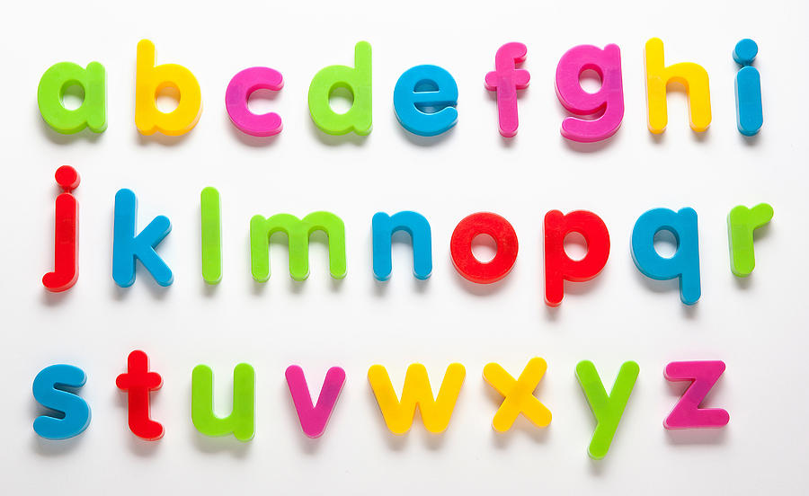 Alphabet fridge magnets Photograph by Image Source