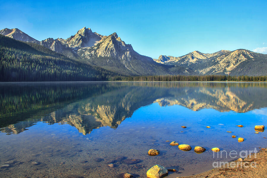 Alpine Lake Reflections Photograph by Robert Bales