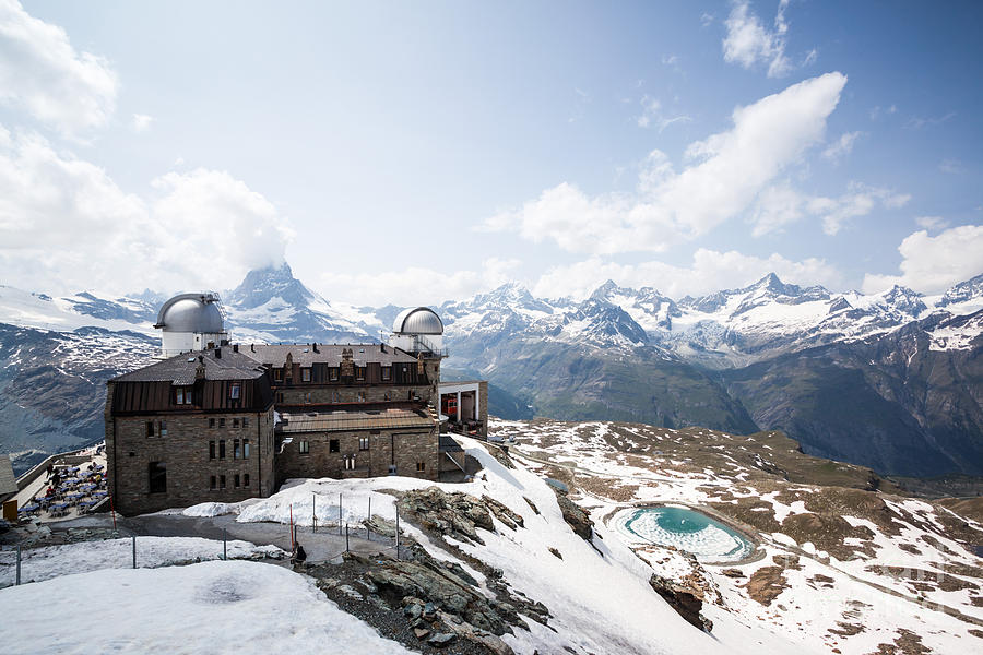Alpine panorama from Gornergrat Zermatt Switzerland Photograph by Matteo Colombo