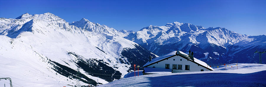 Winter Photograph - Alpine Scene In Winter, Switzerland by Panoramic Images