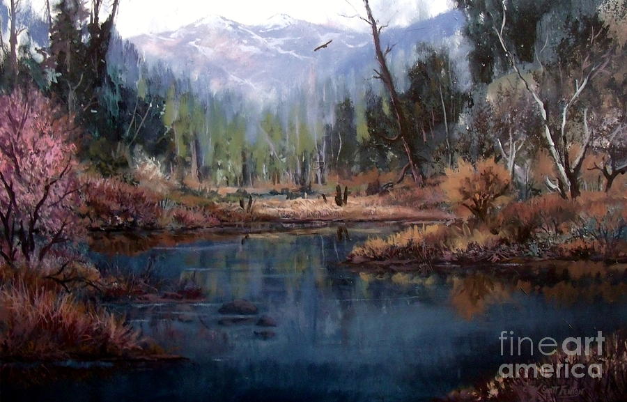 Nature Painting - Alpine Wonder by W Scott Fenton Nature Painting - Alpine Wonder by W Scott Fenton
