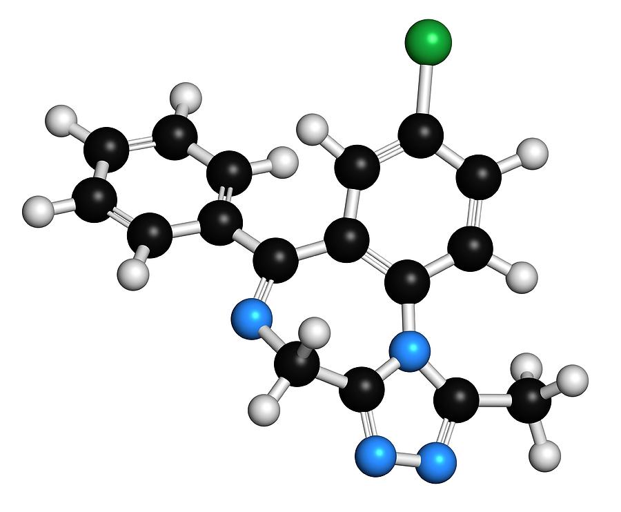 Alprazolam Drug Molecule Photograph by Molekuul - Fine Art America