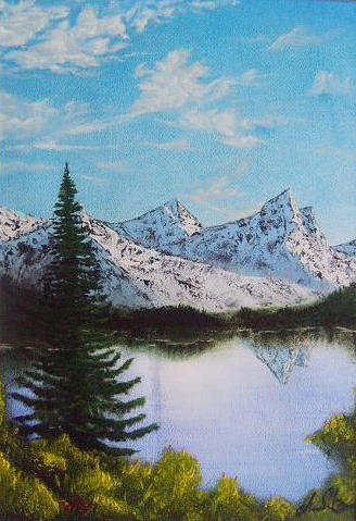 Alps Painting by Gancho Lambev - Fine Art America