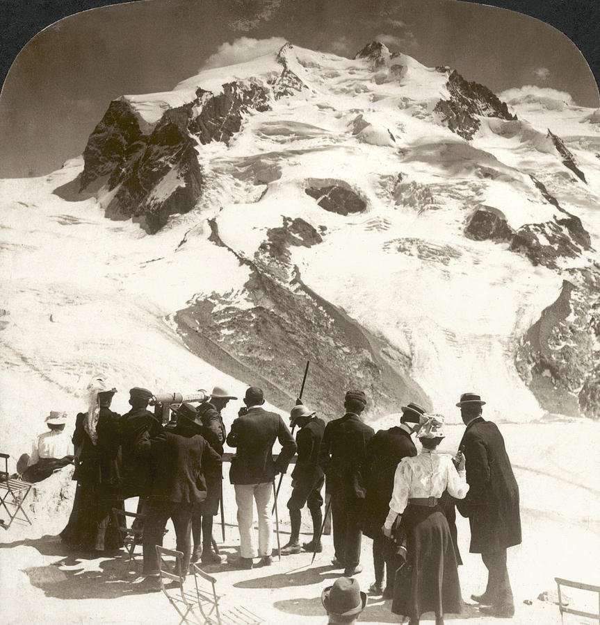 Alps Monte Rosa, 1908 Photograph by Granger - Fine Art America