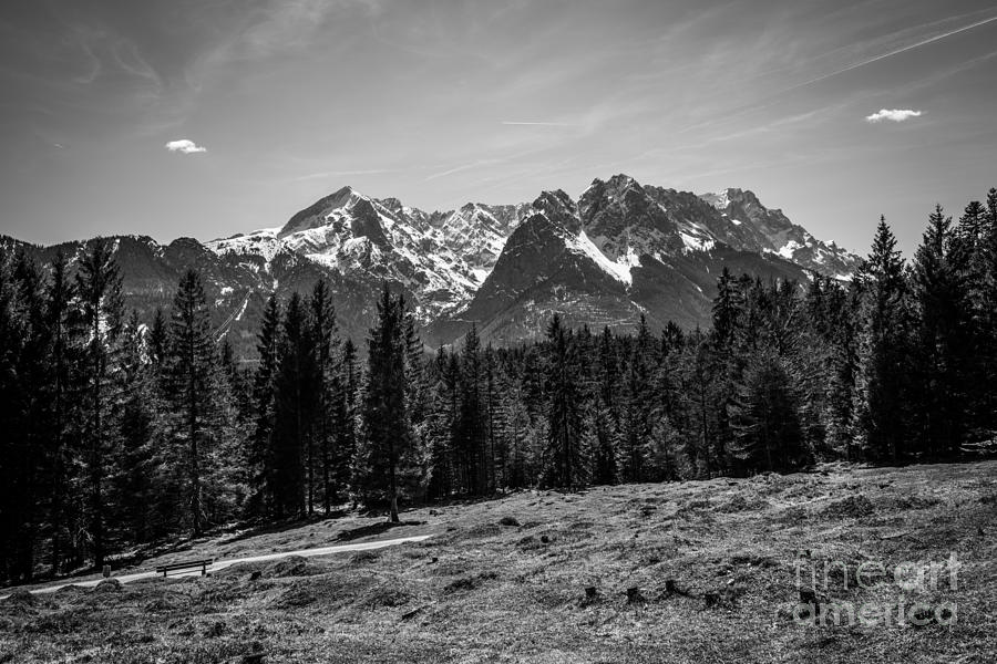 Alpspitze till Zugspitze II Photograph by Hannes Cmarits