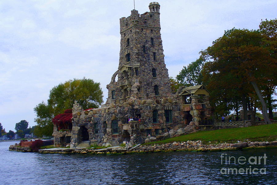 Alster Tower of Boldt Castle in 1000 Islands Photograph by Lingfai Leung