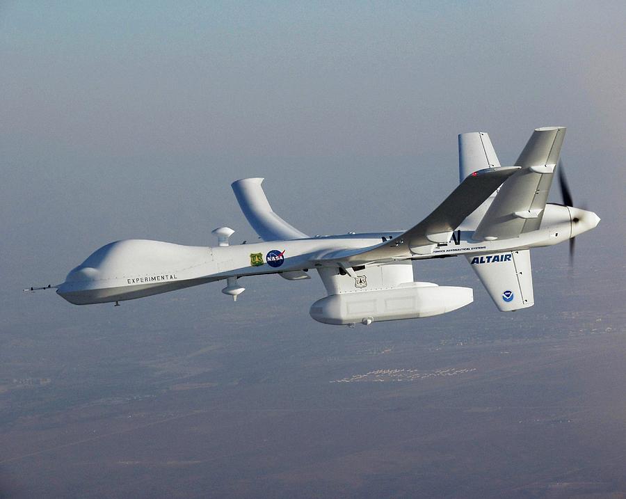 Altair Photograph - Altair Unmanned Aerial Vehicle by Nasa/general Atomics Aeronautical Systems