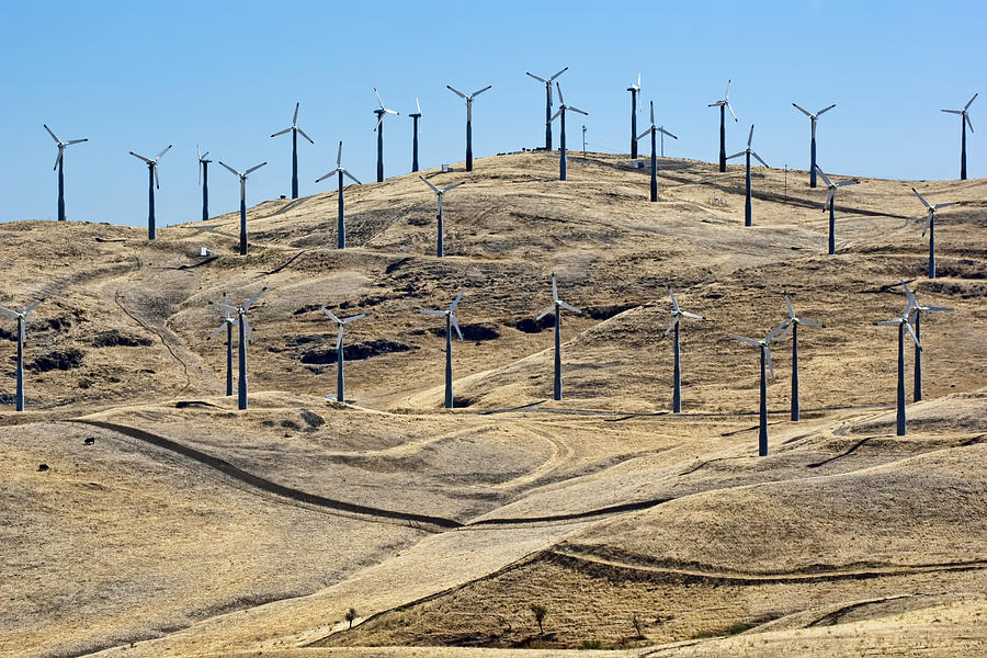 Altamont Pass Wind On The Hills Photograph By Nikolyn Mcdonald Fine Art America