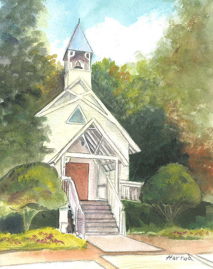 Altamonte Springs Chapel Painting by Karen Harrod - Fine Art America