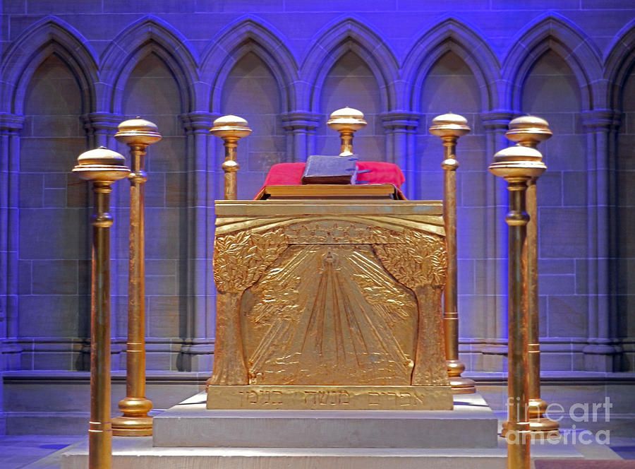 Altar at Bryn Athyn Cathedral Photograph by Val Miller