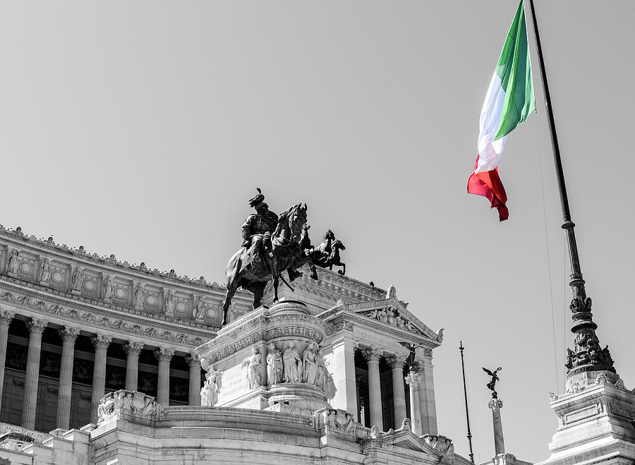 Altar of the Fatherland - Rome - Italy  Photograph by AM FineArtPrints