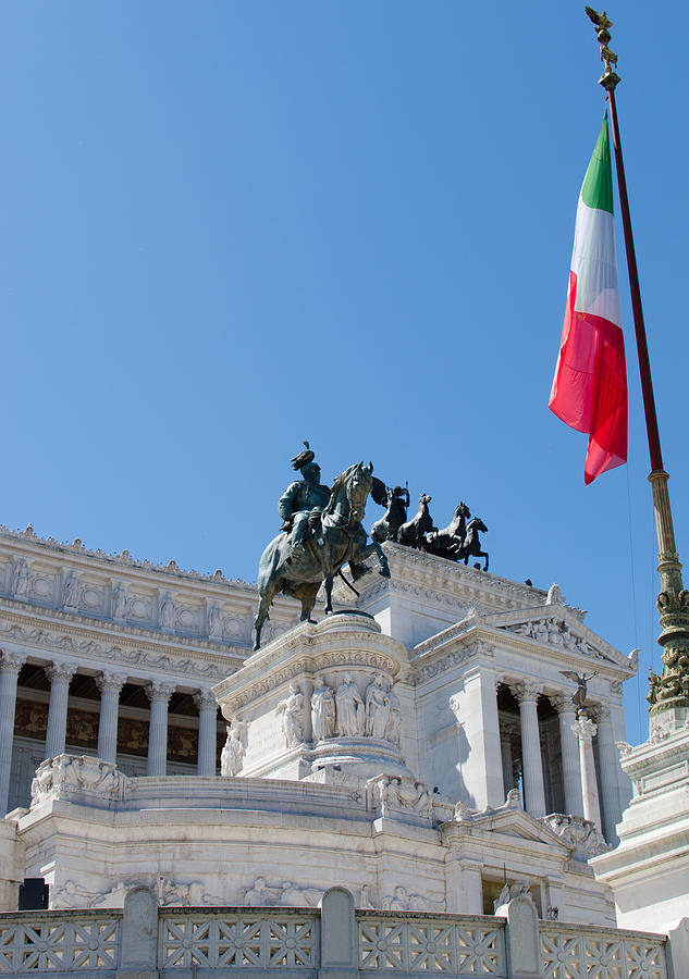 Architecture Photograph - Altar of the Fatherland in Rome by AM FineArtPrints