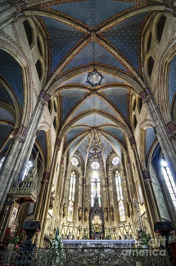 Altar of Zagreb Cathedral Croatia Photograph by Oscar Gutierrez