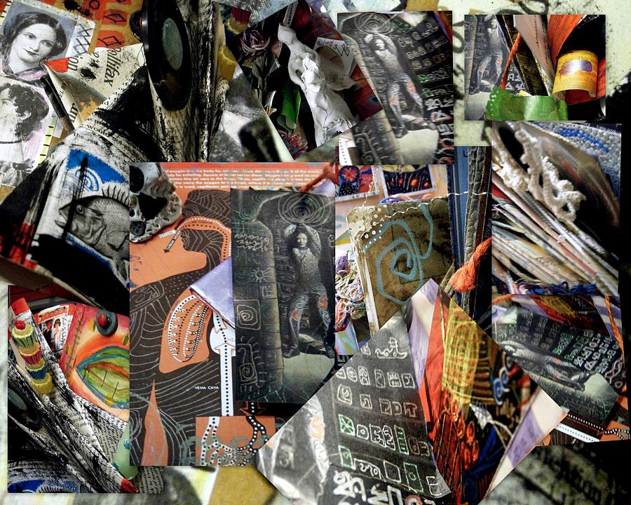 Altered Book Collage Mixed Media by Clarity Artists