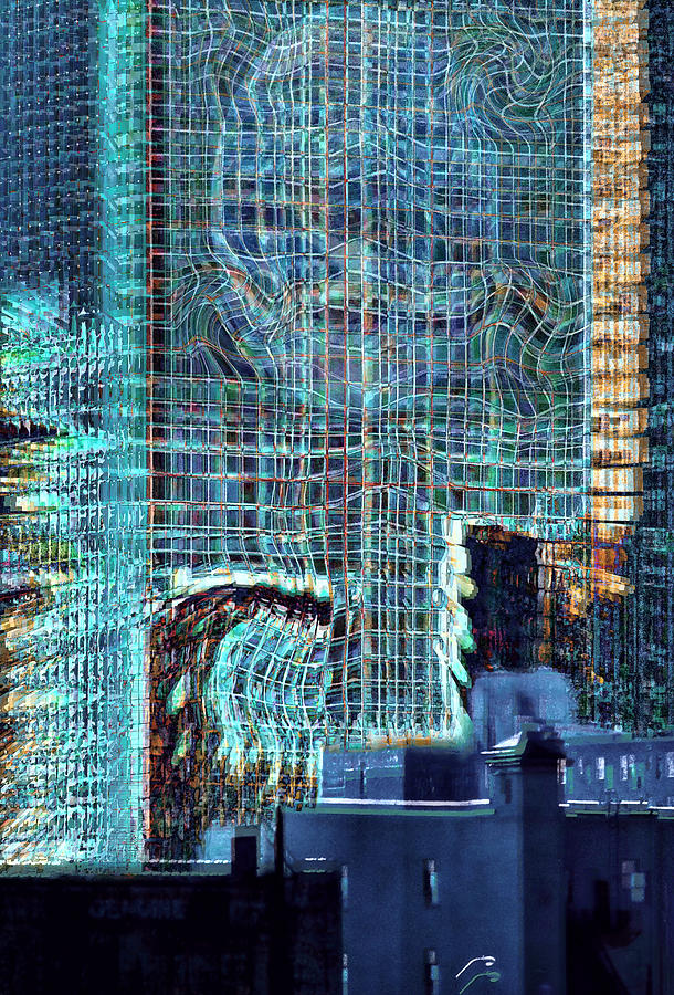 Skyscraper Mixed Media - Urban Dimension by Kellice Swaggerty