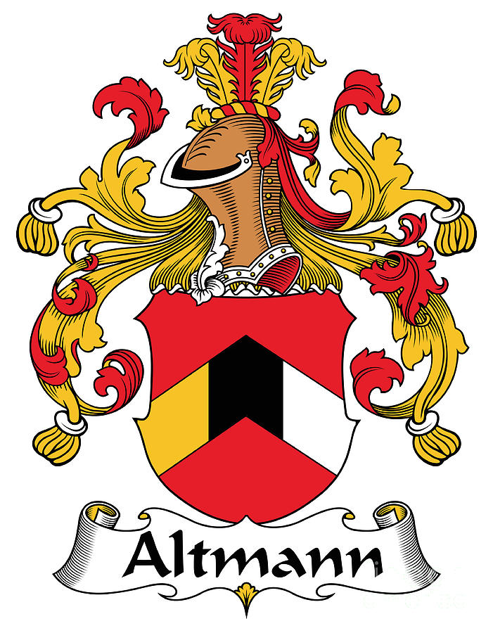 Altmann Digital Art - Altmann Coat of Arms German by Heraldry