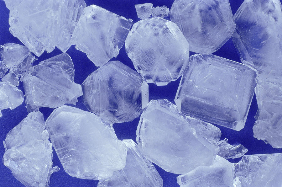 Alum Crystals Photograph by Adam Hartdavis/science Photo Library Fine Art America