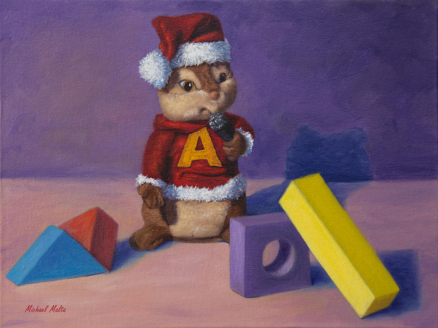 Alvins Christmas Wish Painting
