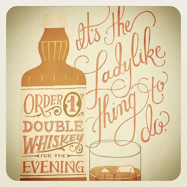 Always A Lady Drinks Whiskey Photograph by Alexis Johnson