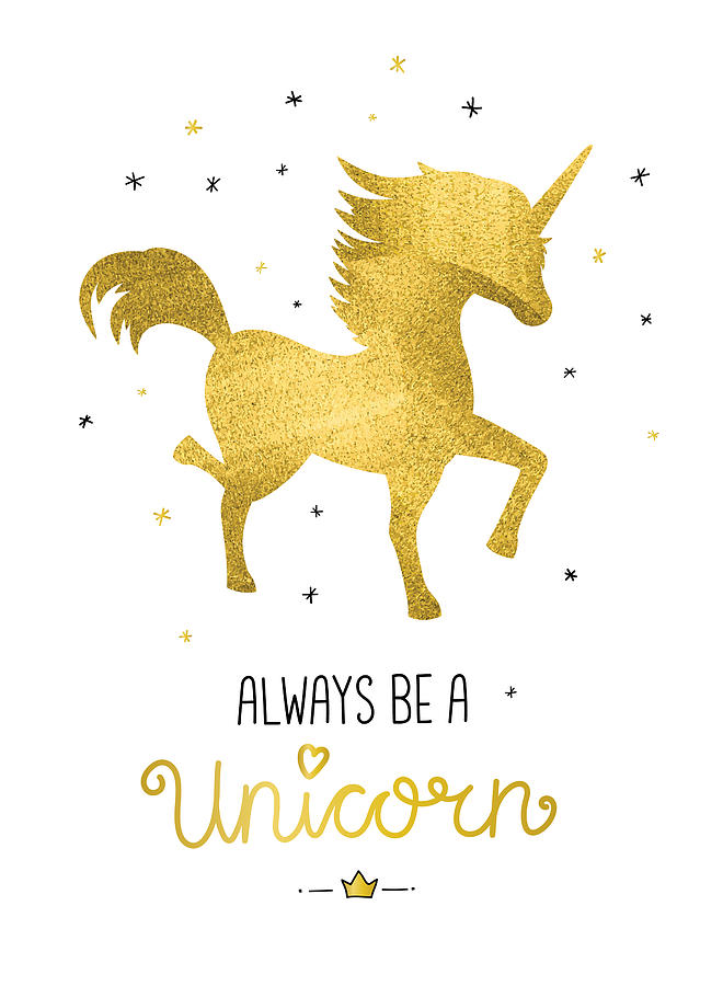 Always be a unicorn Drawing by Miakievy