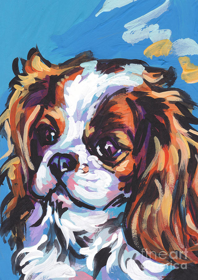Dog Painting - Always Cavalier by Lea S