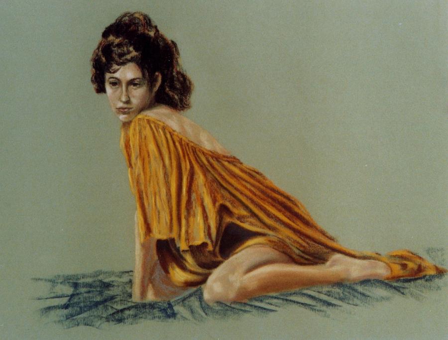 Nude Painting - Alyson Dreaming by John Entrekin Nude Painting - Alyson Dreaming by John Entrekin