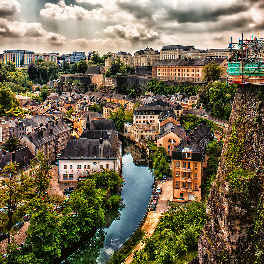 Alzette River In Luxembourg Photograph by Christian Schroeder