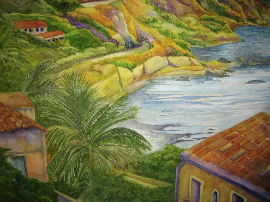AM Taormina Painting by Kandy Cross