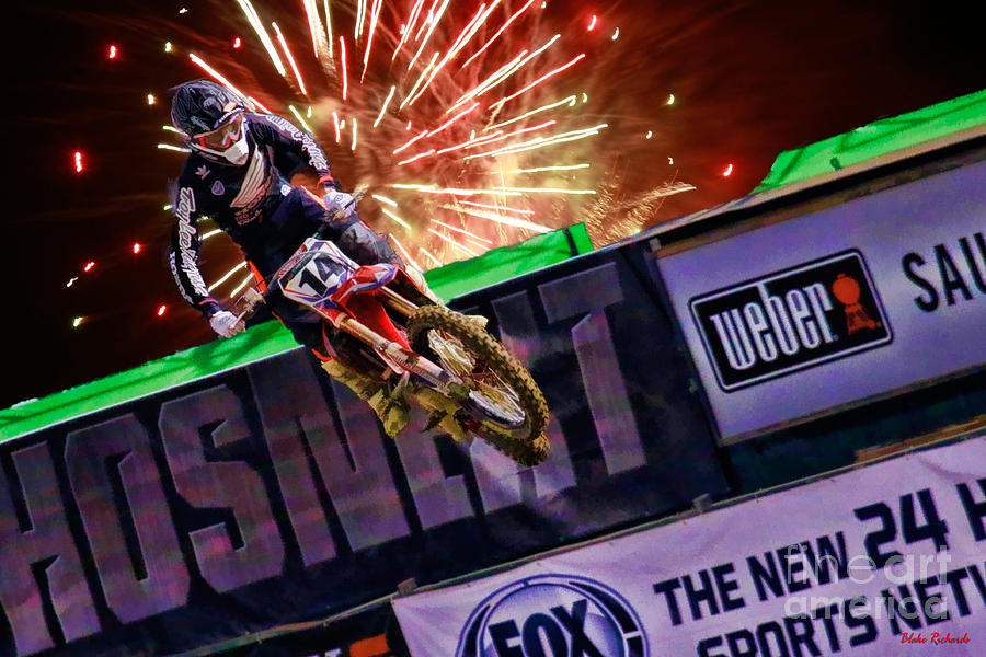 AMA 450SX SuperCross Cole Seely Photograph by Blake Richards