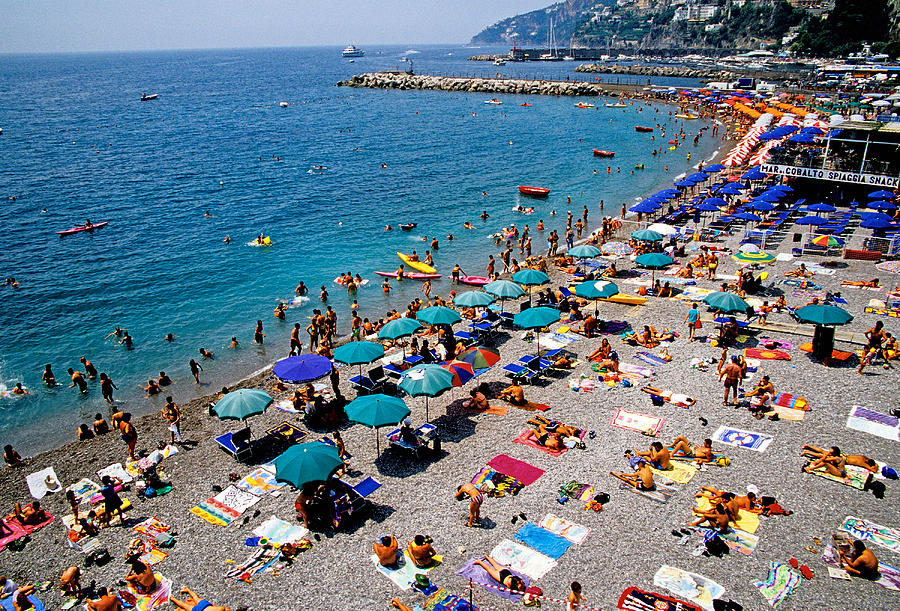 Amalfi beach Photograph by Dennis Cox