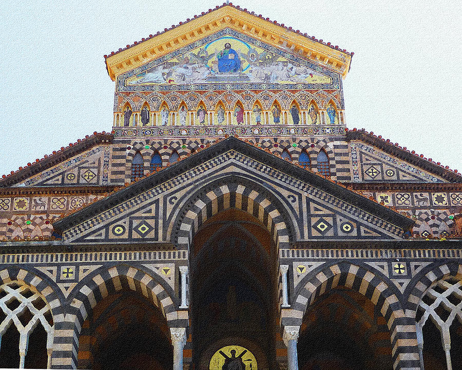 Amalfi Cathedral Italy  Photograph by Irina Sztukowski