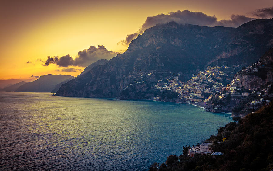 Amalfi Coast Sunset Photograph by Matthew Onheiber