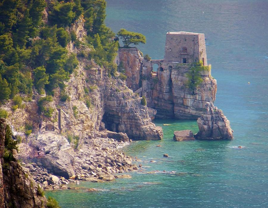 Amalfi Coast Watchtower Photograph by Marilyn Dunlap