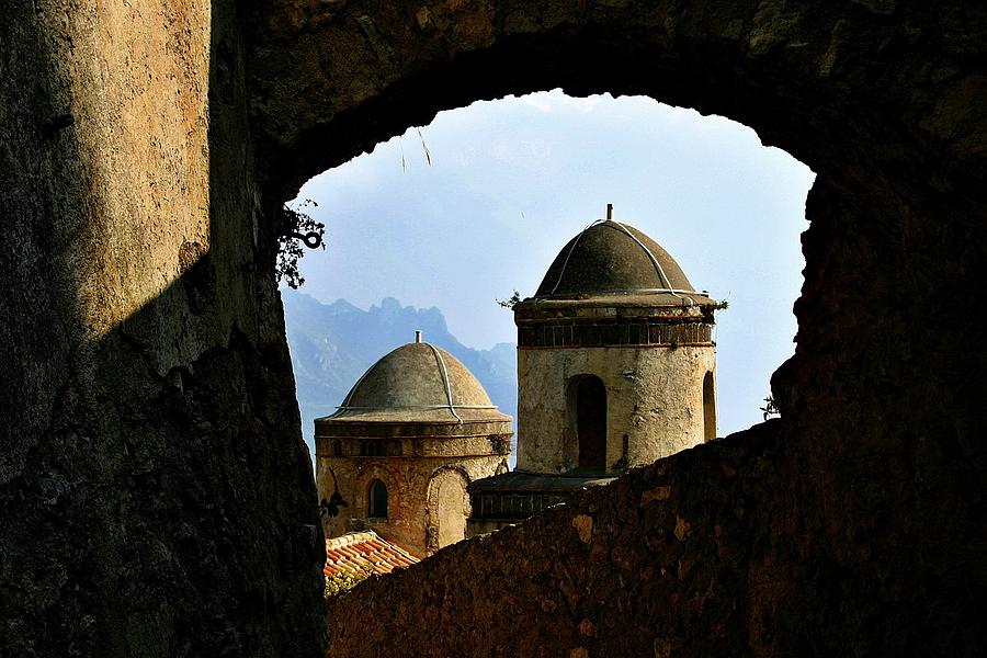 Amalfi Domes Photograph by Henry Kowalski