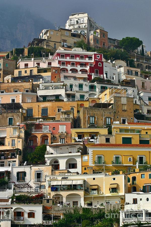 Amalfi Houses Photograph by Henry Kowalski