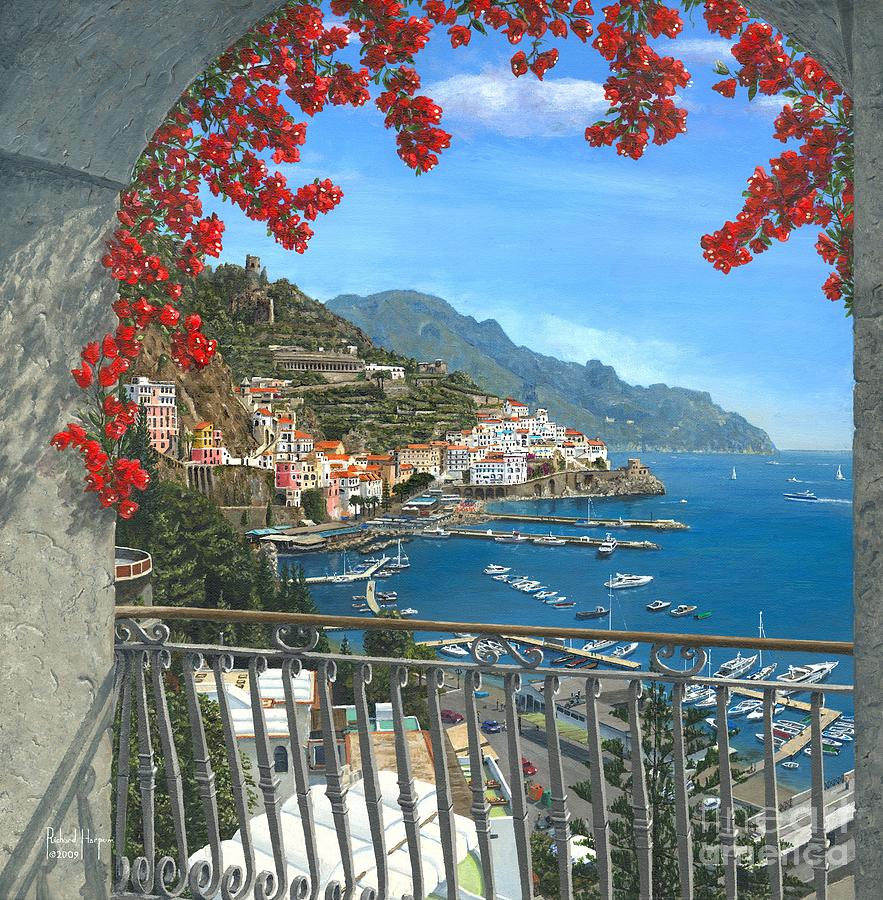 Flower Digital Art - Amalfi by MGL Meiklejohn Graphics Licensing