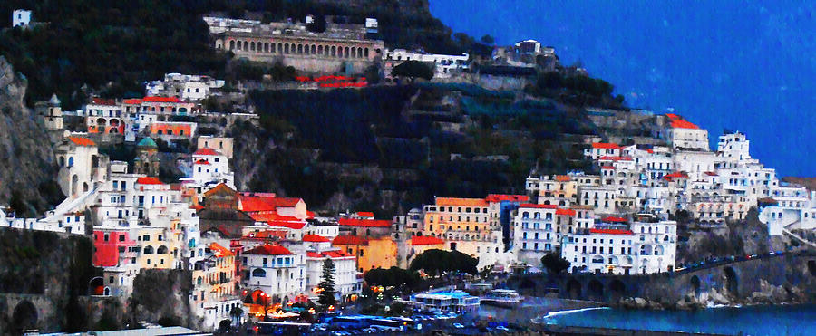 Amalfi on the Italian Coast Photograph by Bill Cannon
