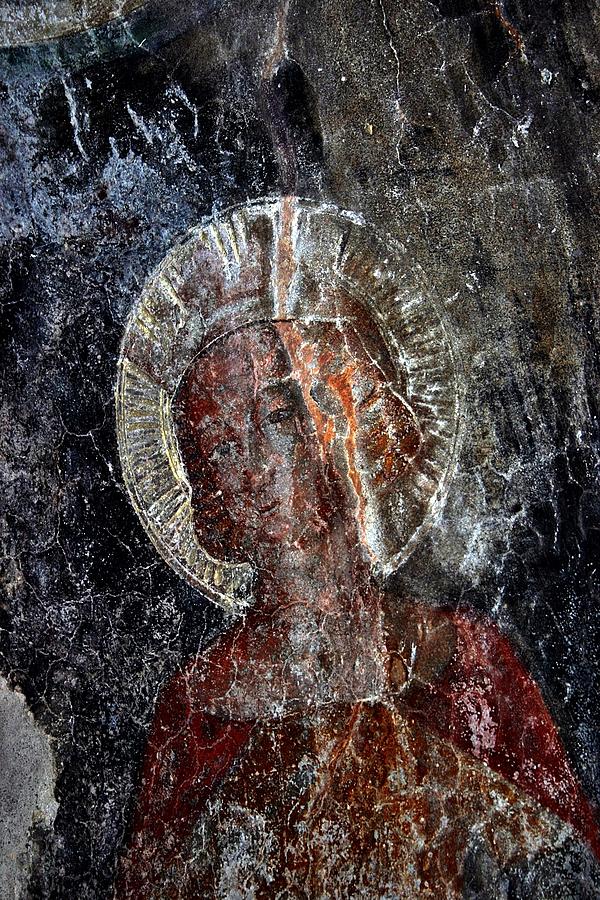 Amalfi Saint Fresco Photograph by Henry Kowalski
