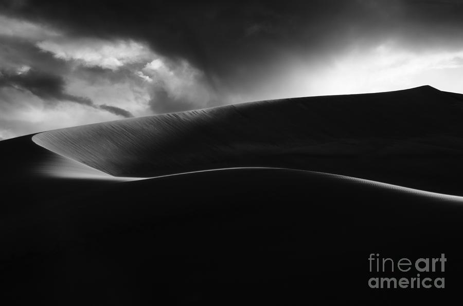 Amargosa Dune Nevada Monochrome 1 Photograph by Bob Christopher