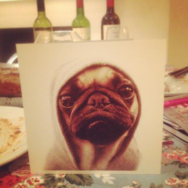 Pug Photograph - Amazing Belated Birthday Card From by Emma Dennis