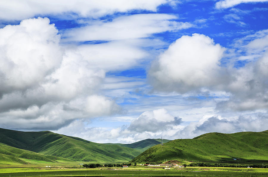 Amazing Cloud, Ruoergai Grassland Photograph by Feng Wei Photography