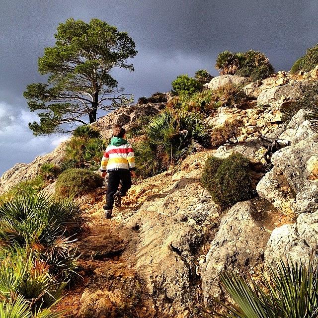 Mountain Photograph - Amazing #light. The #hike To La Trapa by Balearic Discovery